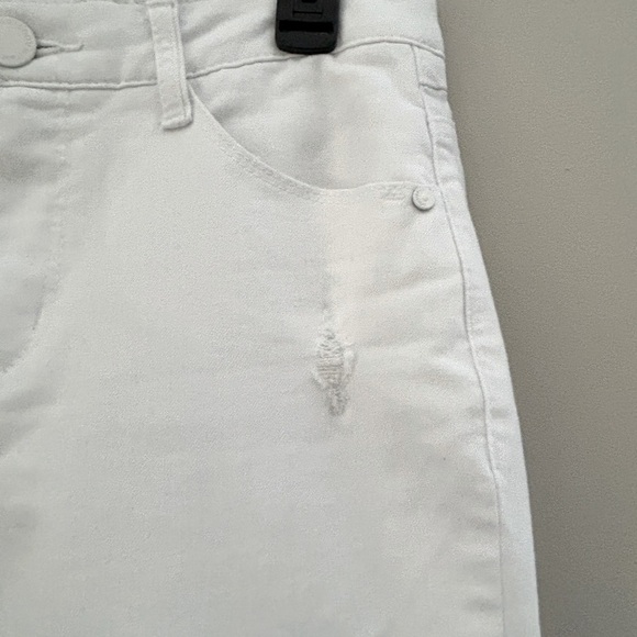 Wit & Wisdom ‘Ab'Solution Raw Hem High Waist Crop Slim Jeans. - Picture 14 of 15